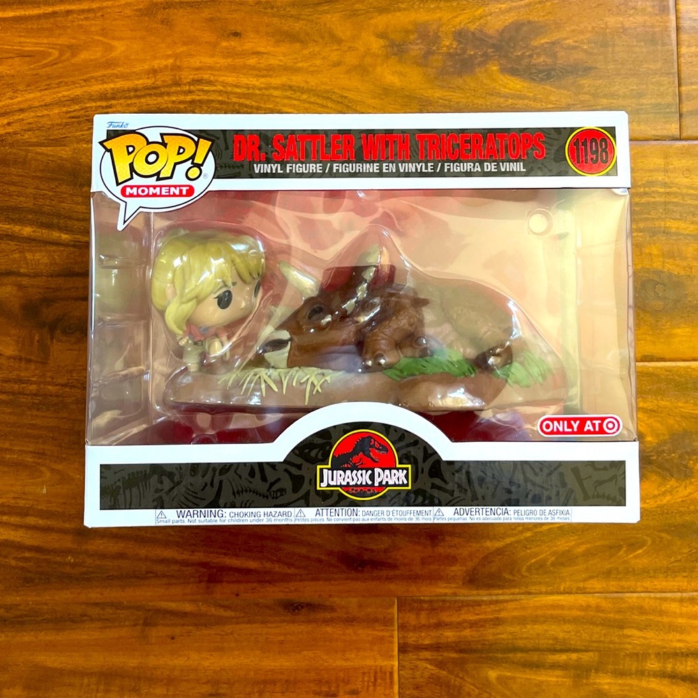 Dr. Sattler with Triceratops (Jurassic Park) POP